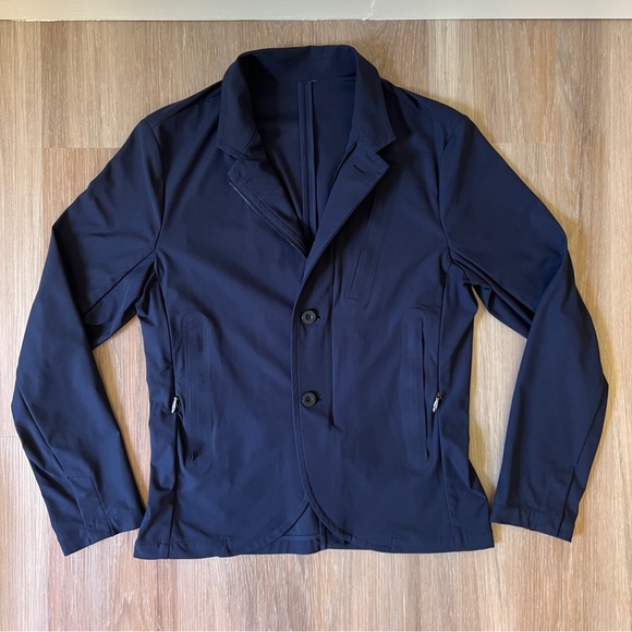 Men's lululemon Navy Jacket sport blazer size small - Picture 4 of 12